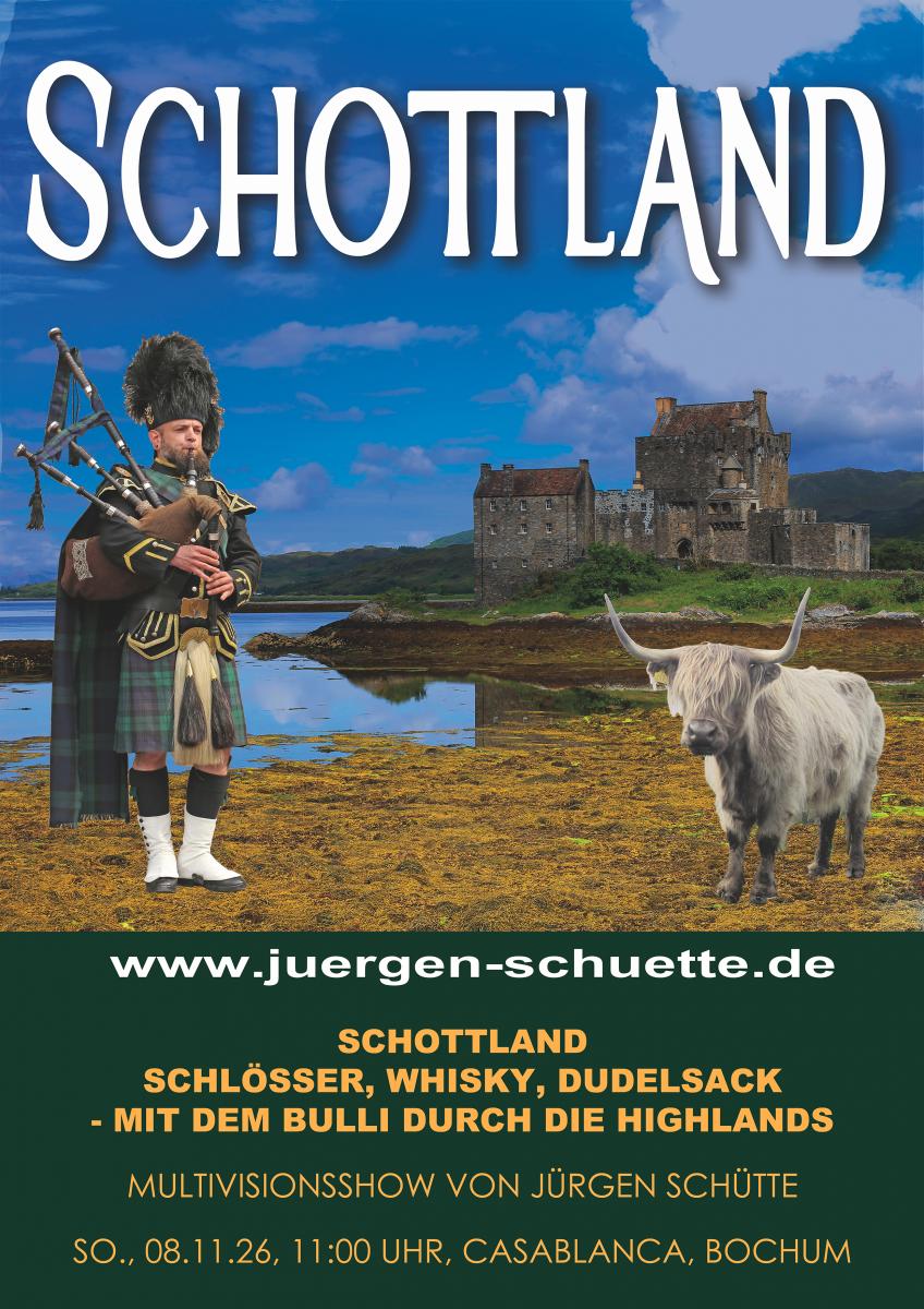 Schottland - Schlösser, Whisky, Dudelsack - Mit dem Bulli durch die Highlands